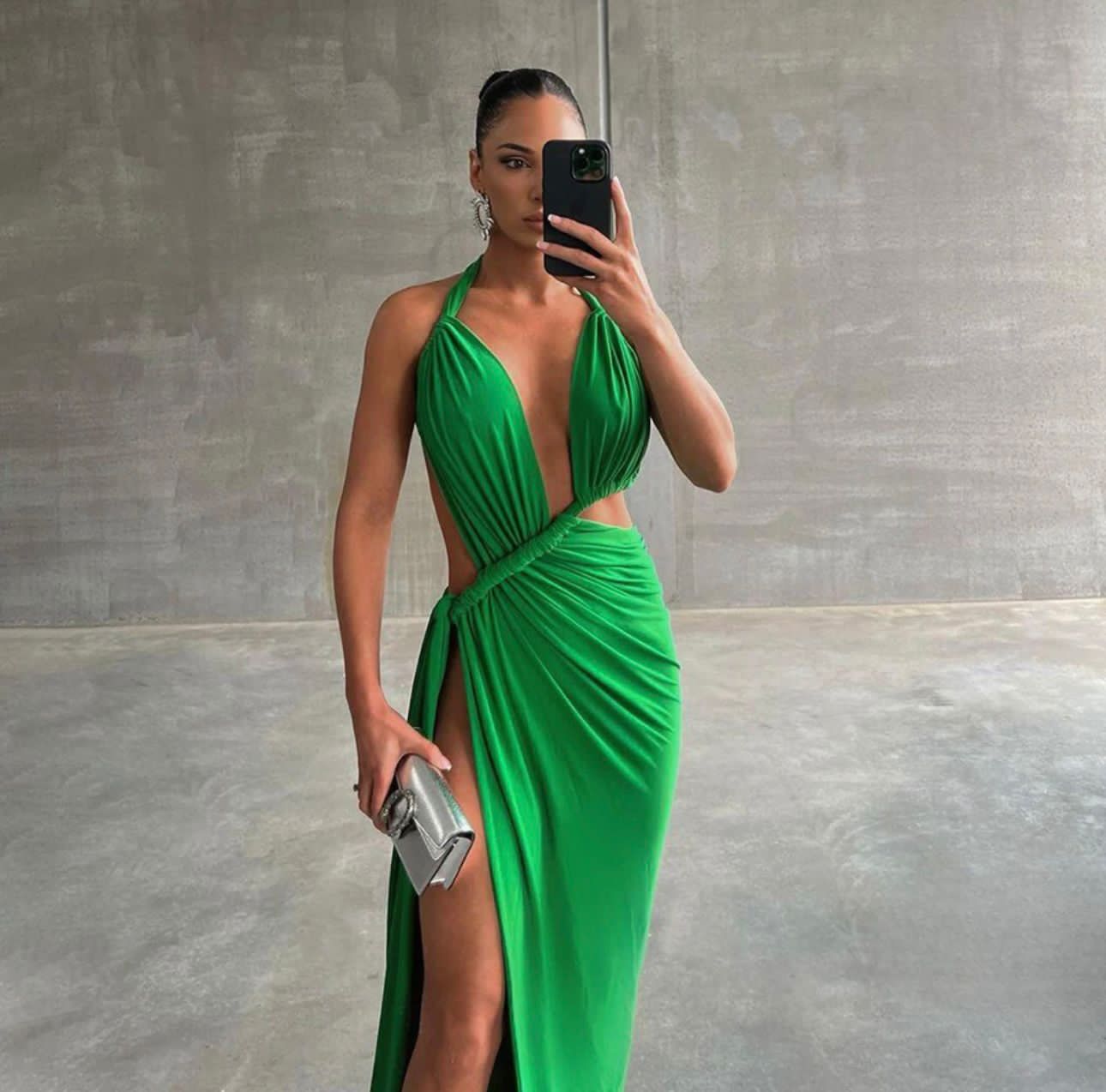 Cut-Out Maxi Dress